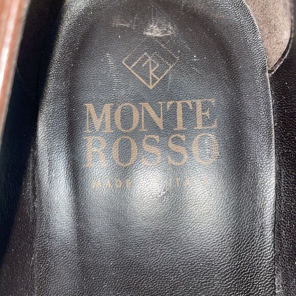Monte Rosso Men’s Dress Loafers Size 11 M Brown Leather Business Formal City main image 6